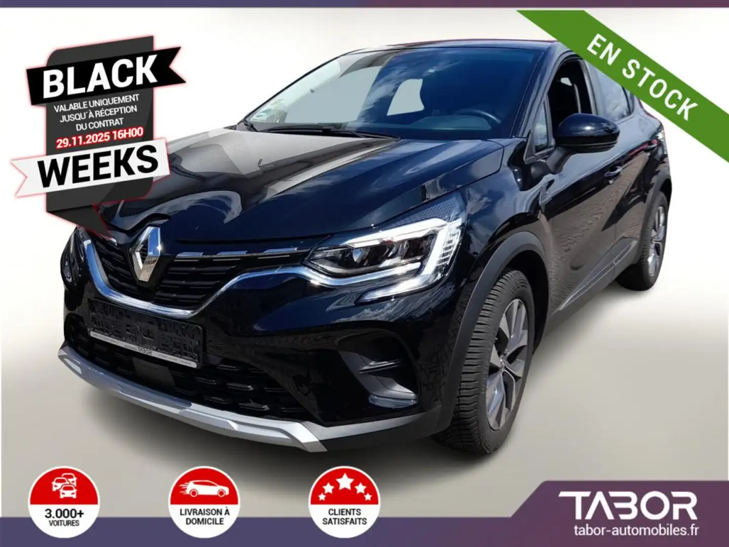 Renault Captur II 1.0 TCe 100 Experience GPS Negro - 1