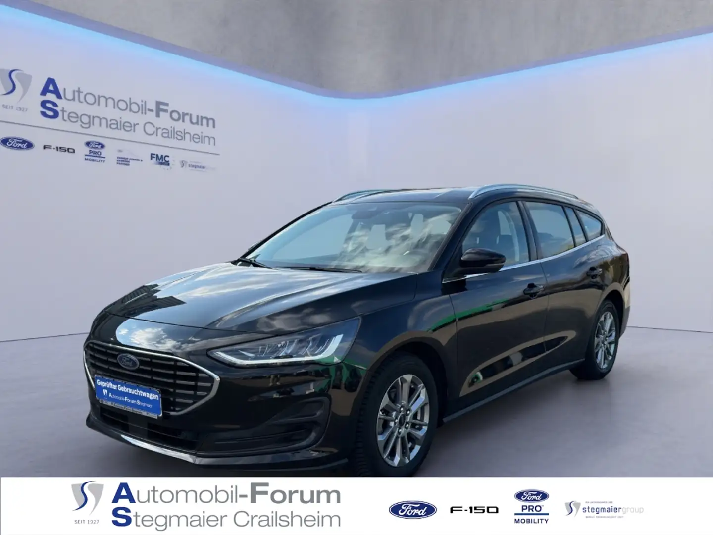 Ford Focus Turnier Titanium Design 1.0l EcoBoost MHEV *LED*NA Zwart - 1