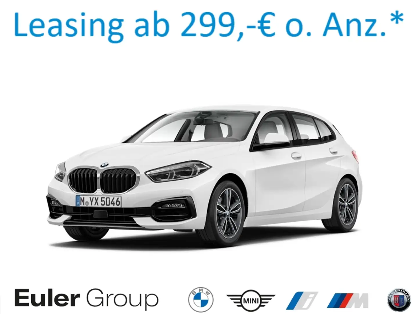 BMW 118 iA SportLine 17'' LCProf adLED Alarm WLAN Außenspi Wit - 1