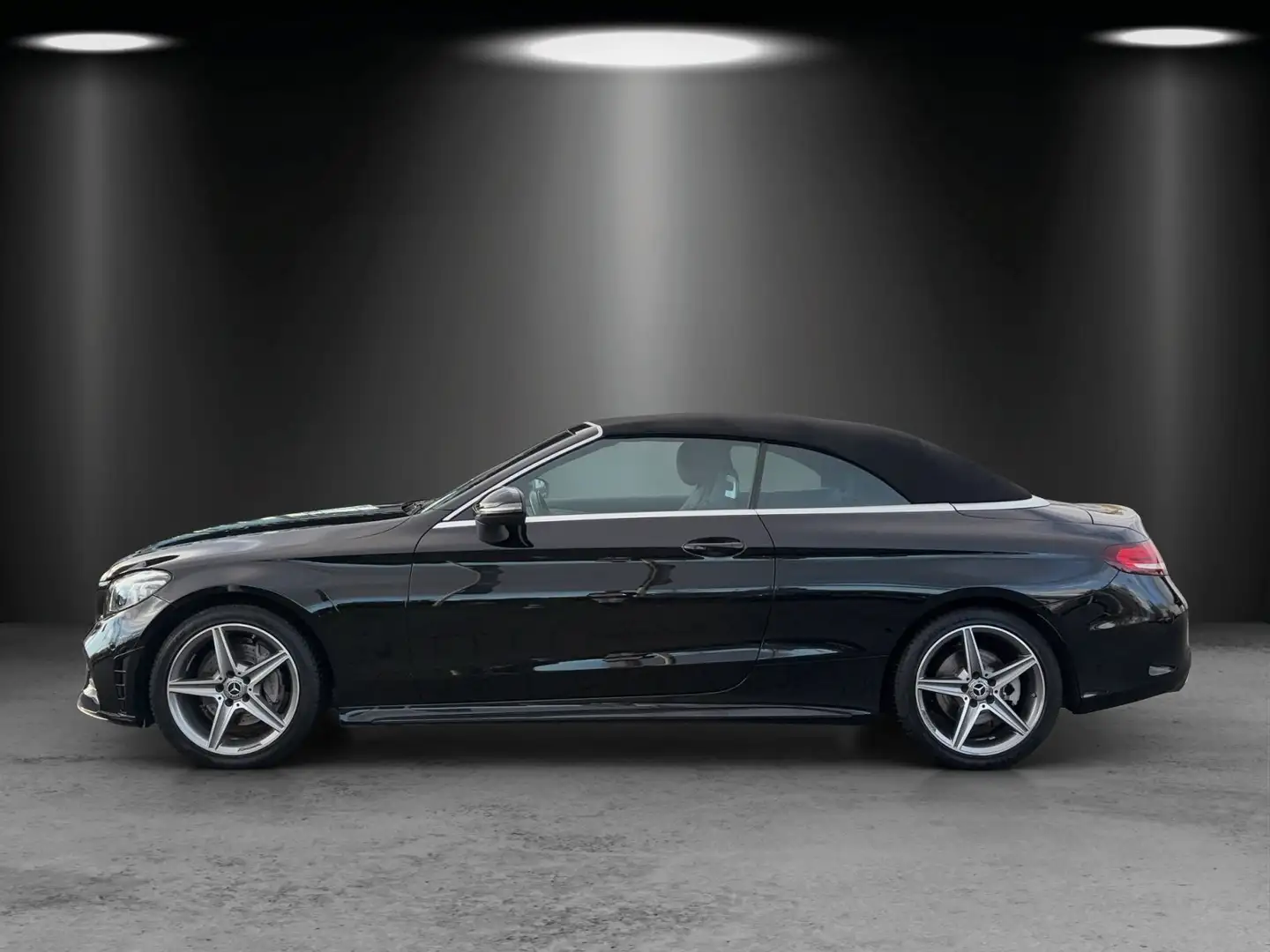 Mercedes-Benz C 200 C200 Cabrio AMG SpurPkt MLED Kamera AIRSCARF DAB Noir - 2