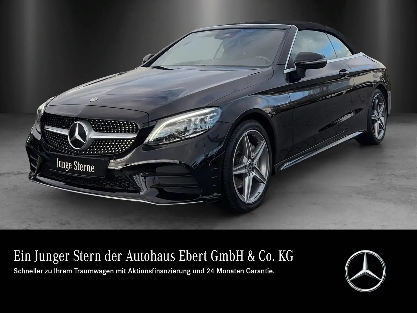 Mercedes-Benz C 200 C200 Cabrio AMG SpurPkt MLED Kamera AIRSCARF DAB Noir - 1