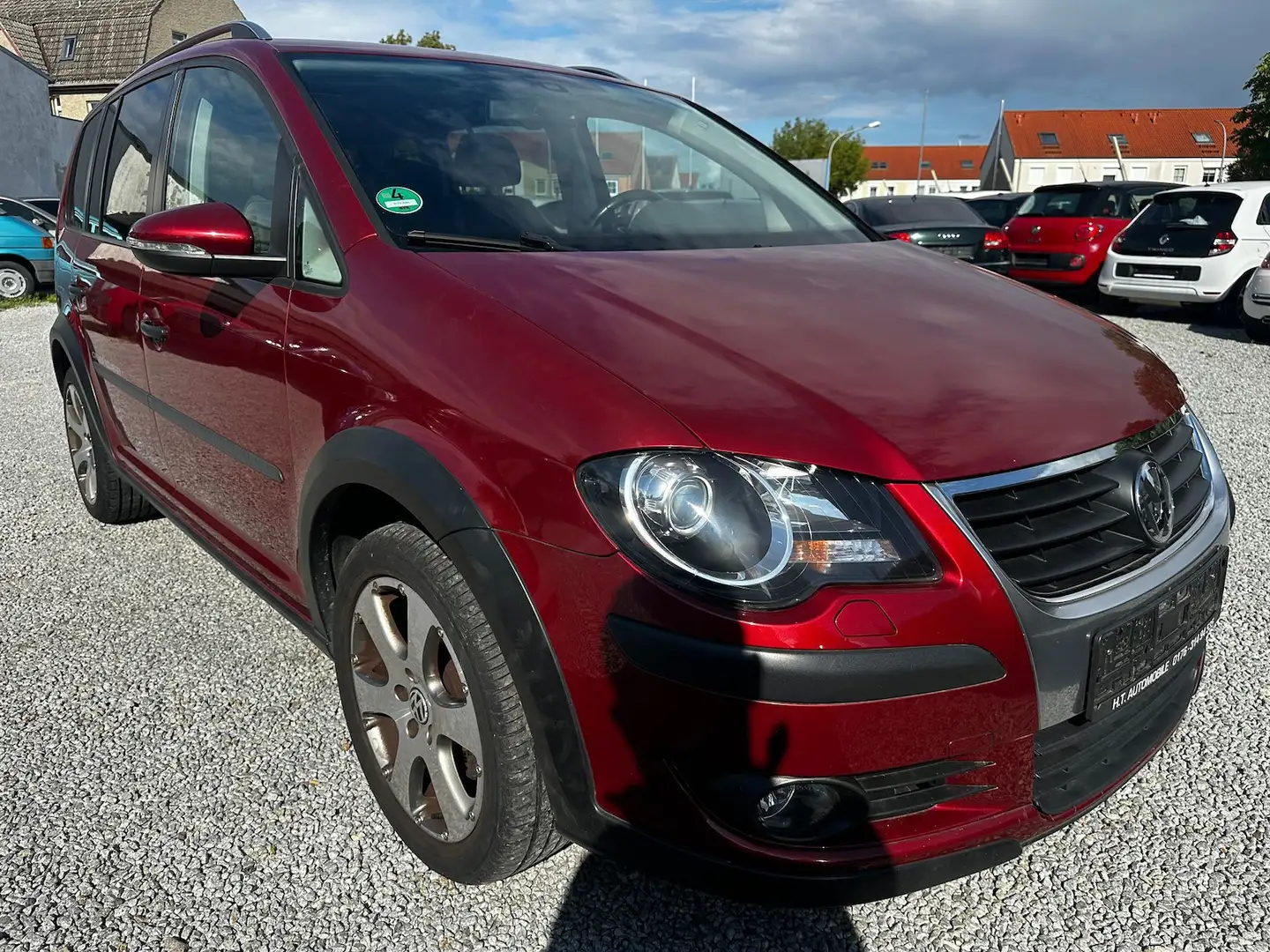 Volkswagen Touran Cross EcoFuel*Siztheizung*Pdc*7-Sitze Rot - 1