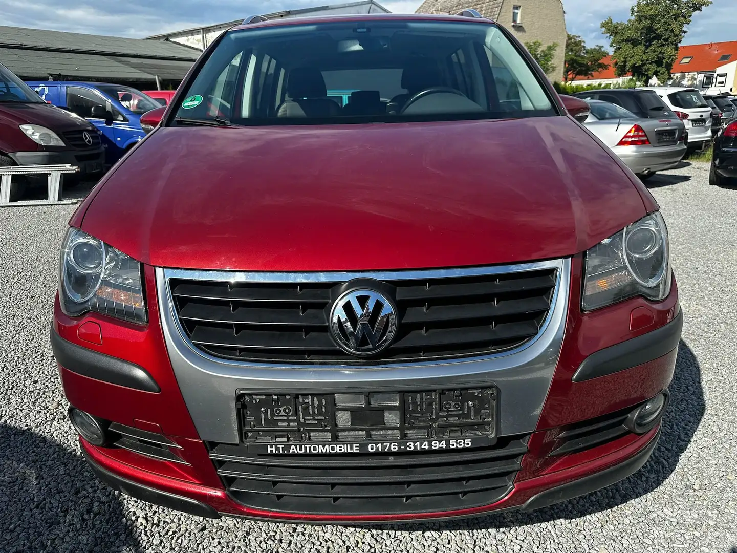 Volkswagen Touran Cross EcoFuel*Siztheizung*Pdc*7-Sitze Rot - 2