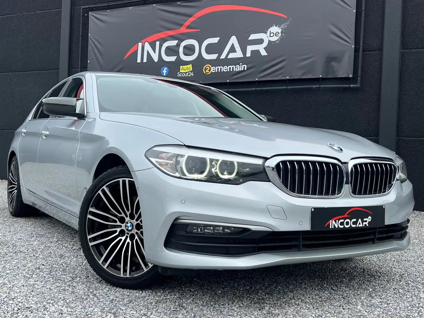 BMW 518 dA * GARANTIE 1AN / Historique complet  BMW✅* Gris - 1