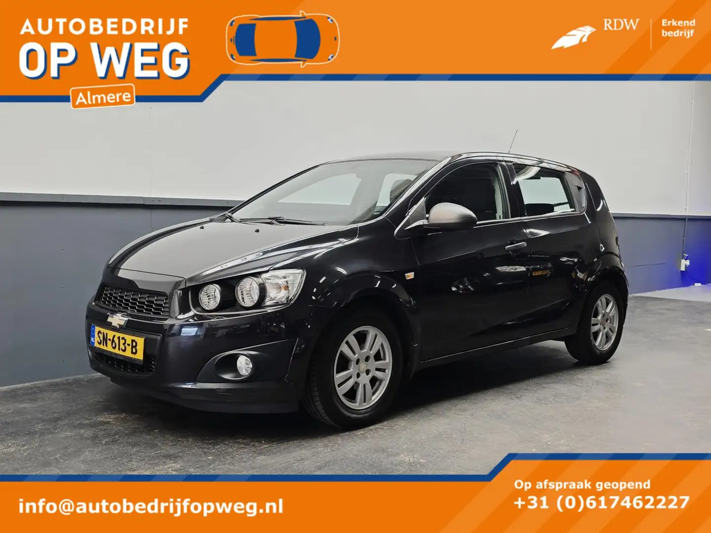Chevrolet Aveo 1.2 LS Zwart - 1