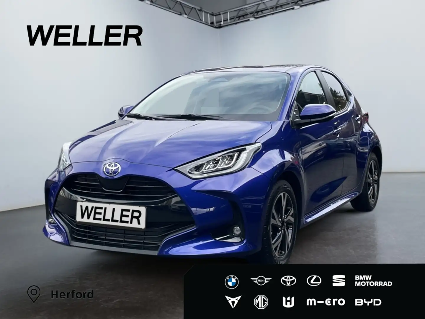 Toyota Yaris Hybrid 116 1.5 Teamplayer *LED*SHZ*CAM*ACC* Azul - 1