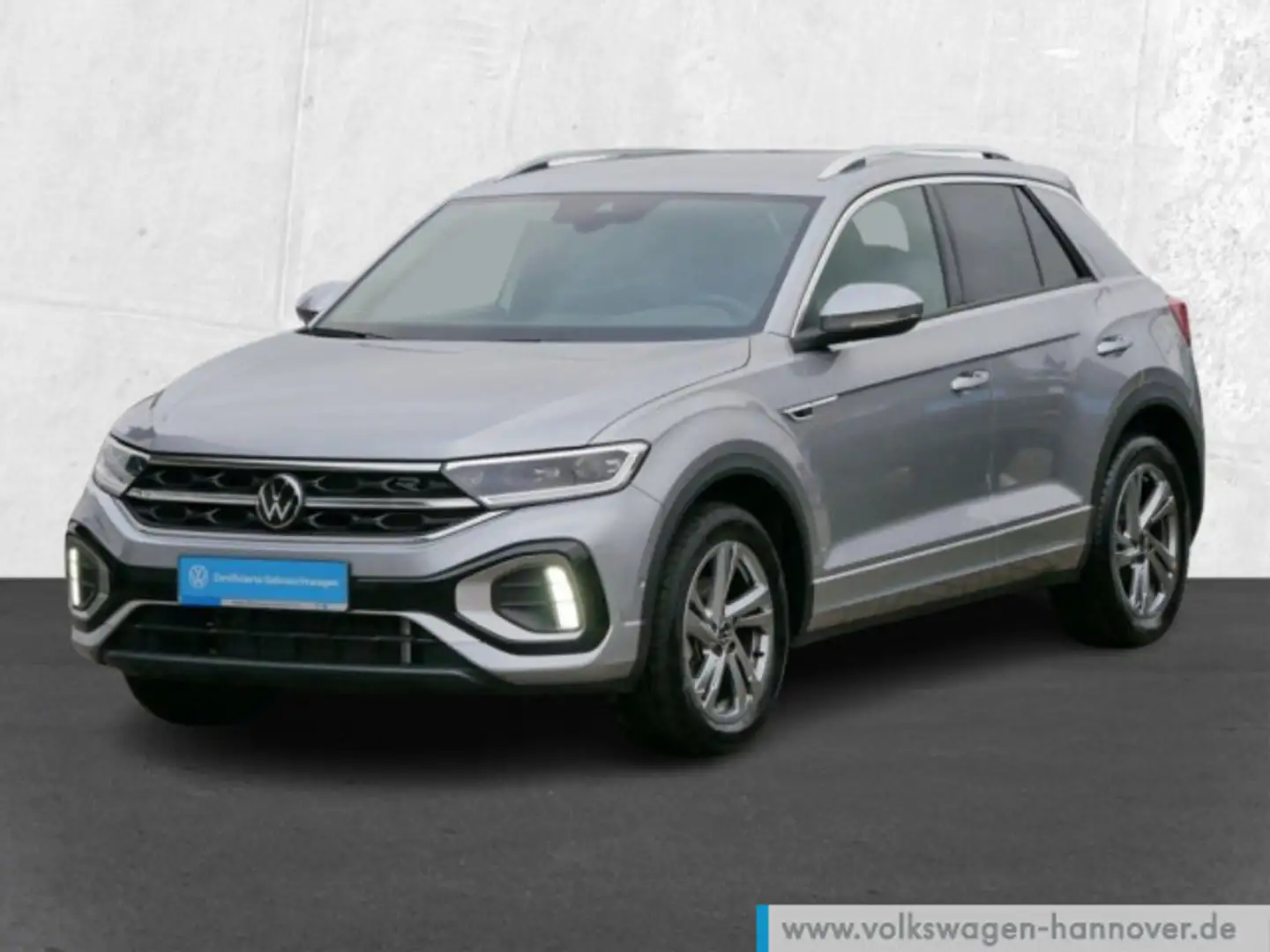 Volkswagen T-Roc 1.0 TSI R-Line Navi LED DigCockpit ACC PDC Silber - 2