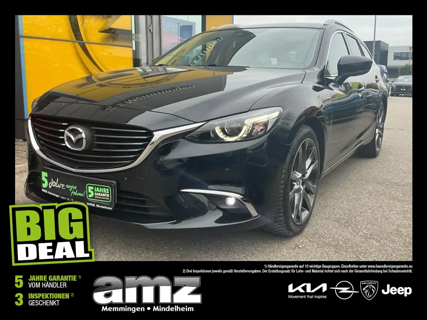 Mazda 6 Kombi 2.0 SKYACTIV-G 15 Sports-Line LED+Navi Nero - 1
