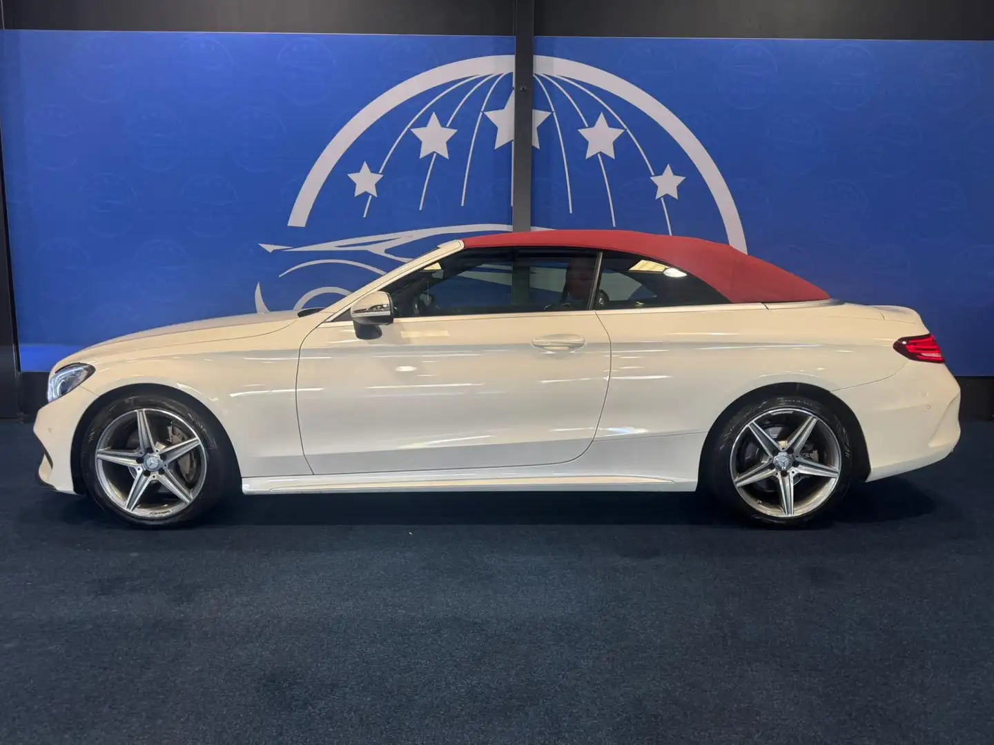 Mercedes-Benz C 200 Cabrio AMG / EDITION 1 / DESIGNO / UNIEKE AUTO Blanc - 2