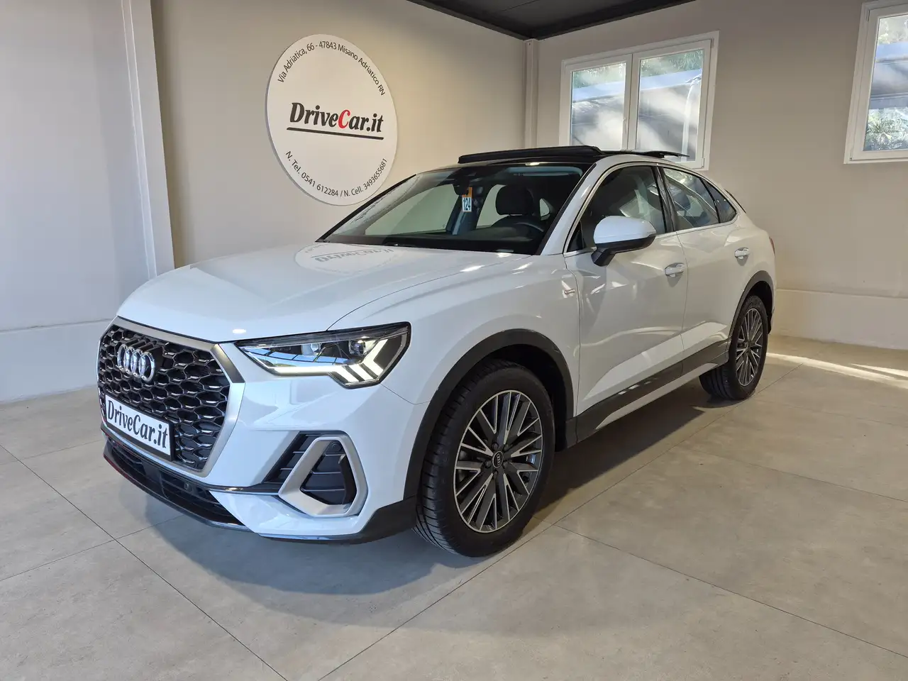 Audi Q3 SPORTBACK 35 1.5 TFSI S TRONIC S LINE TETTO APRIBILE CERCHI 19" CARPLAY LED 360° PELLE NAVI