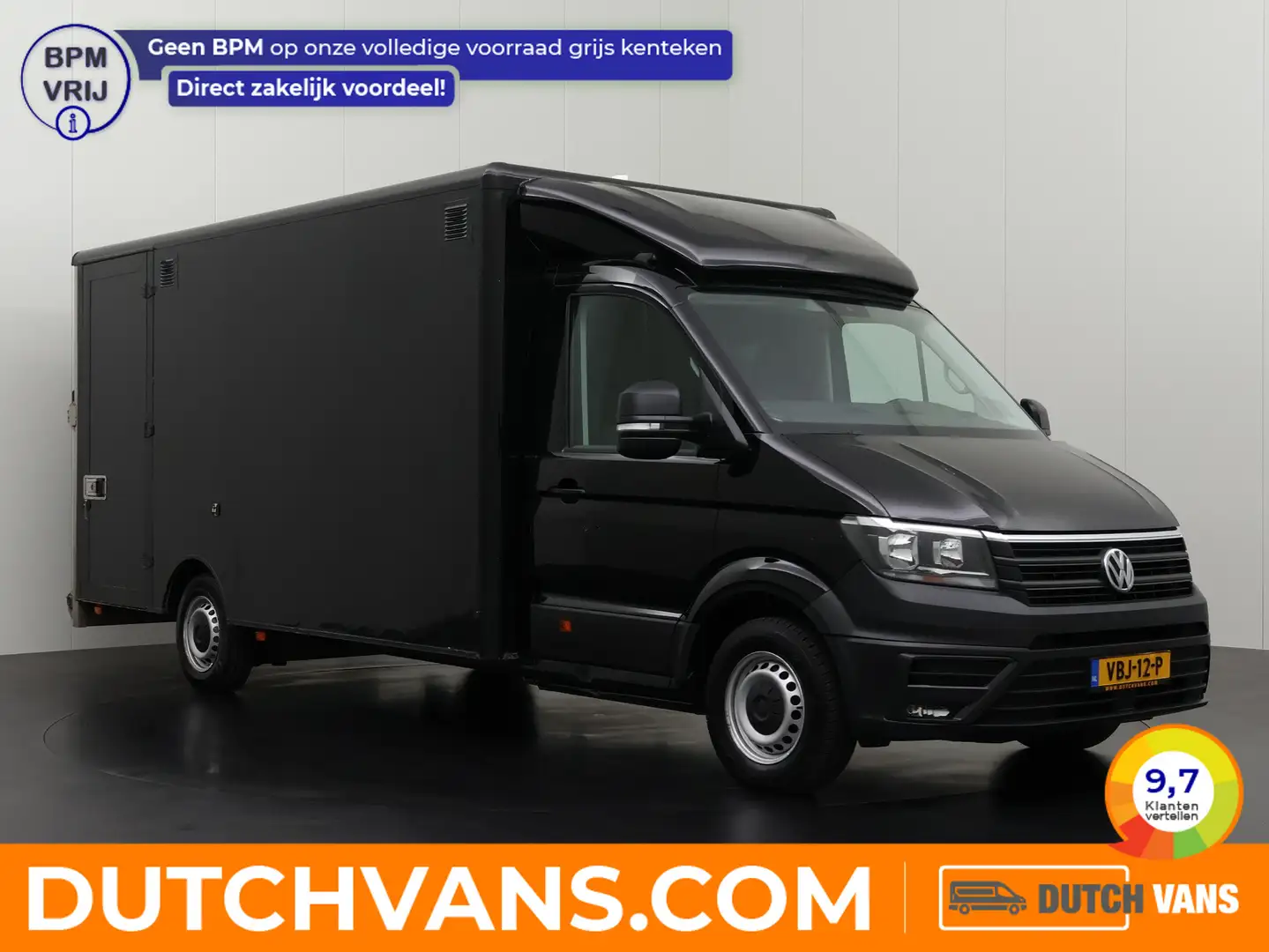 Volkswagen Crafter 177PK Automaat Lowliner Bakwagen | Valklep | Oprij Noir - 1
