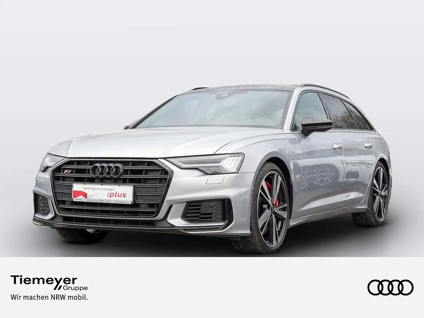 Audi S6 TDI Q LM21 PANO RAUTE BuO HuD Срібний - 1