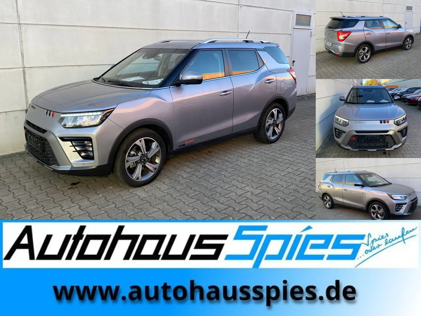 SsangYong Tivoli Grand 1,5 T-GDI 2WD AT Sapphire  TotwAss Gsd Ledr Gris - 1