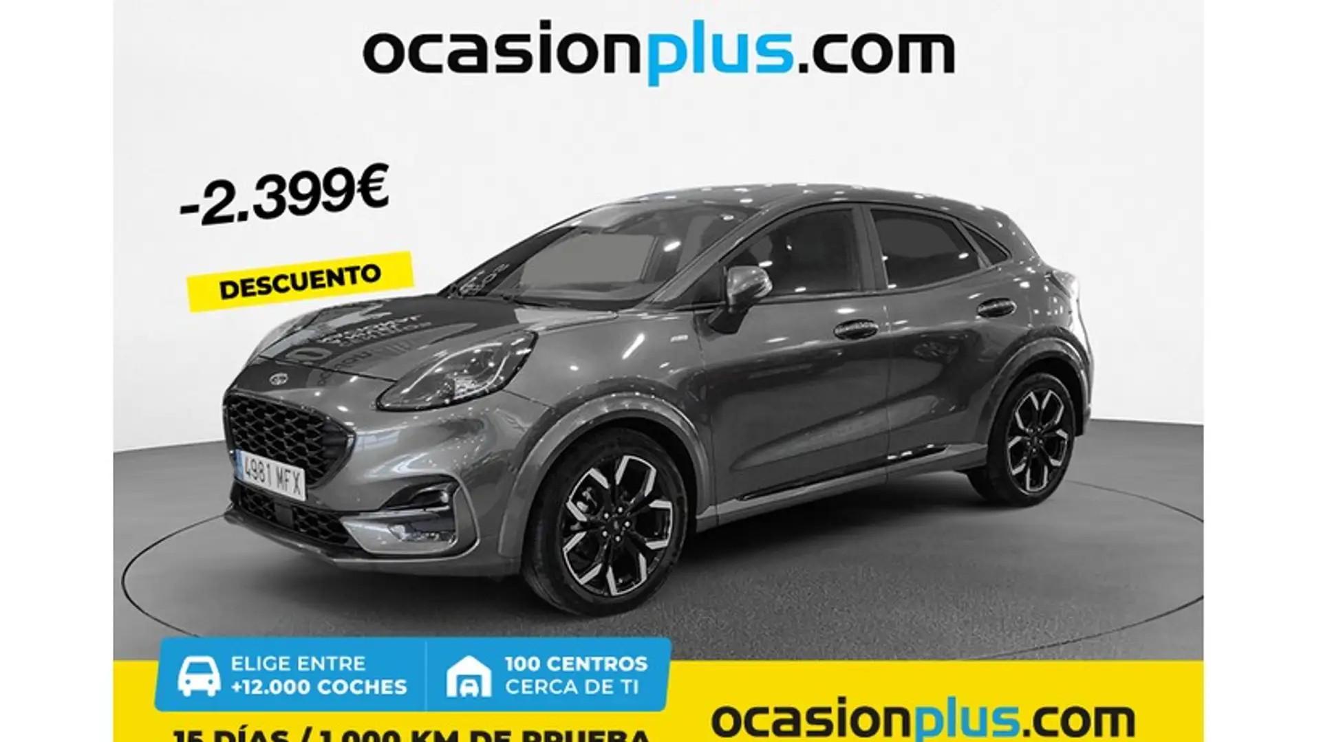 Ford Puma 1.0 EcoBoost MHEV ST-Line X 155 Gris - 1