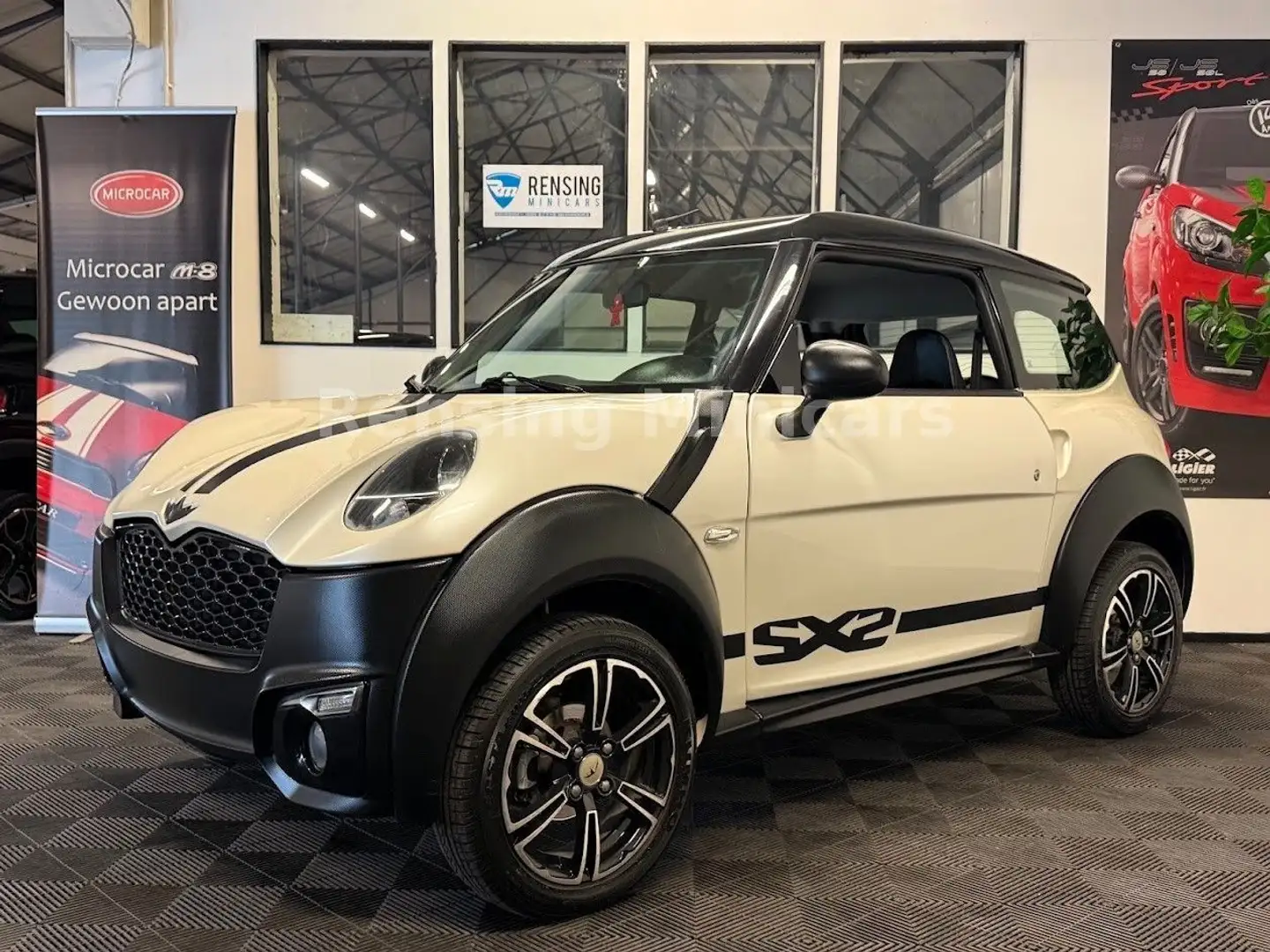 Chatenet Sonstige Ch26 SVZ Mini Cooper Mopedauto Microcar 45 KM Weiß - 1