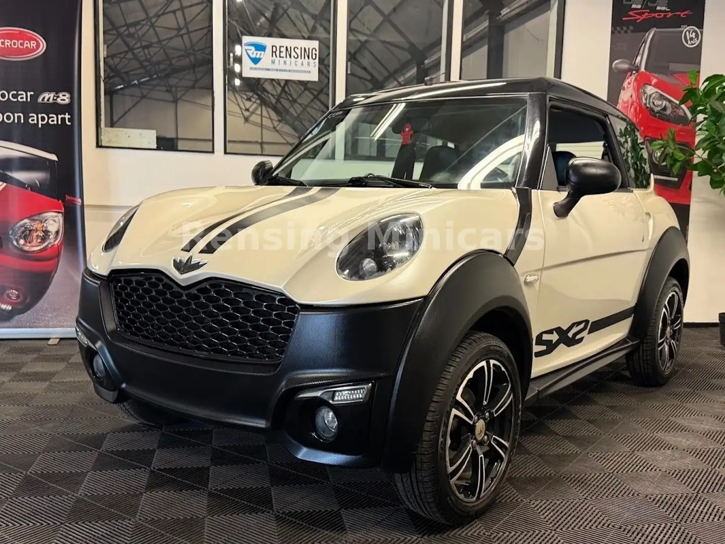 Chatenet Sonstige Ch26 SVZ Mini Cooper Mopedauto Microcar 45 KM Weiß - 2