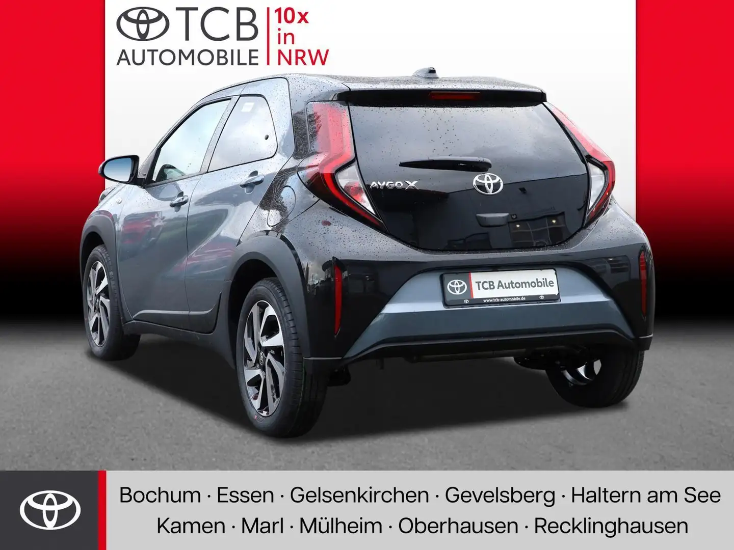 Toyota Aygo X Team D 1.0 SHZ PDC KLIMA BT ZV SERVO AUX Grigio - 2