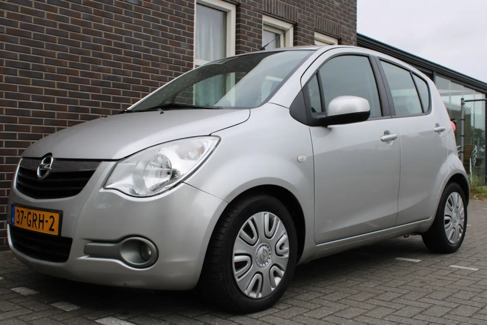 Opel Agila 1.2 Enjoy-AUTOMAAT-lage Km stand-Hoog zitter Gris - 2