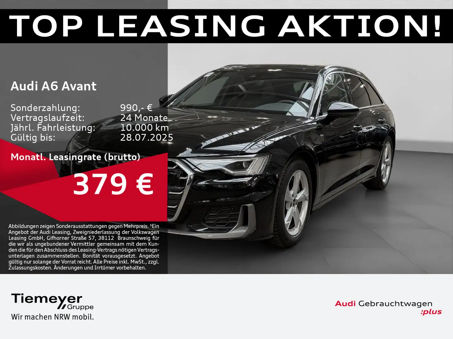 Audi A6 45 TFSI Q S LINE LM20 PANO AHK MATRIX Schwarz - 1