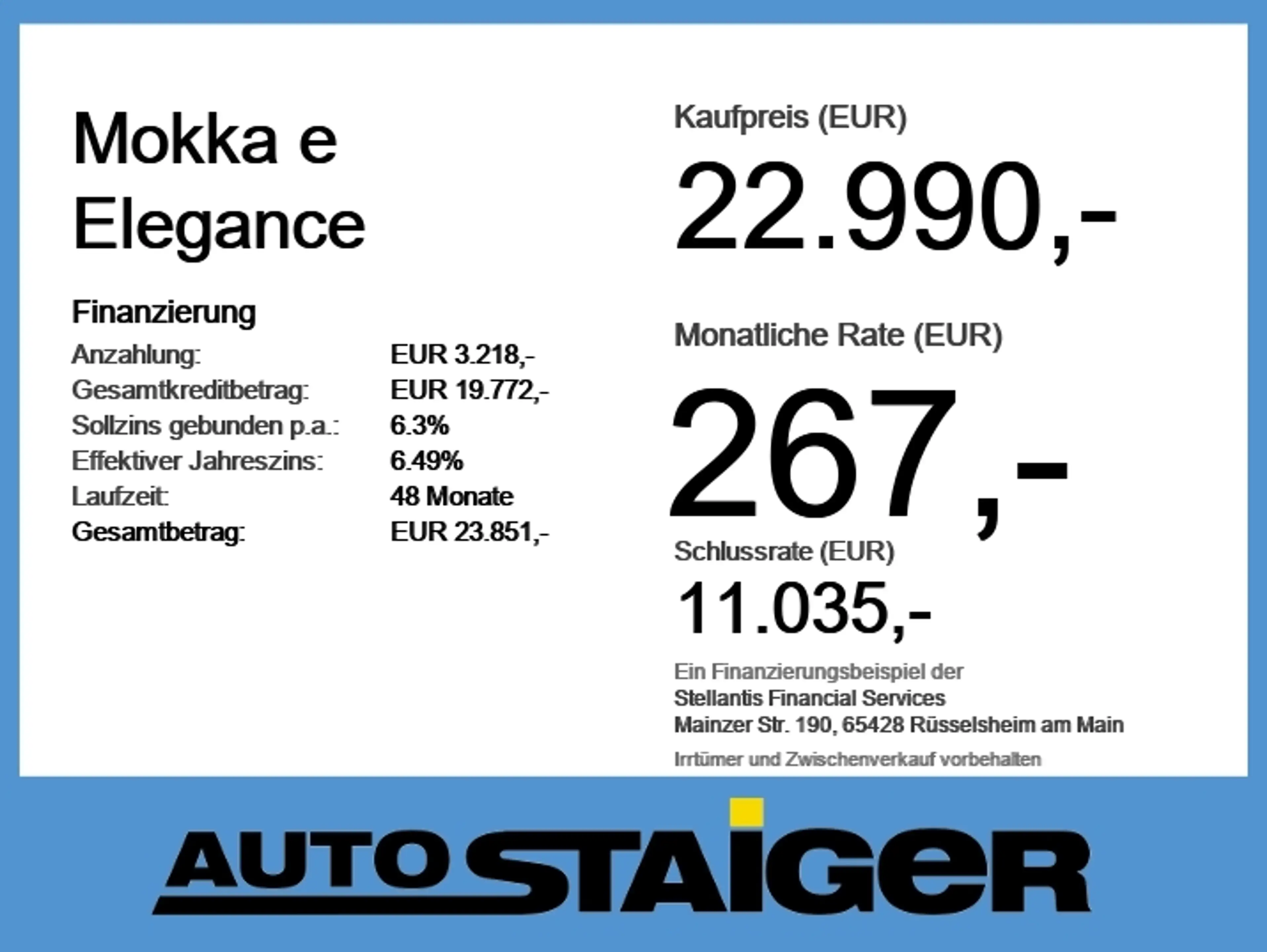 Opel Mokka-E Mokka e Elegance Klima, PDC, Navi, Alu,SHZ — photo 6