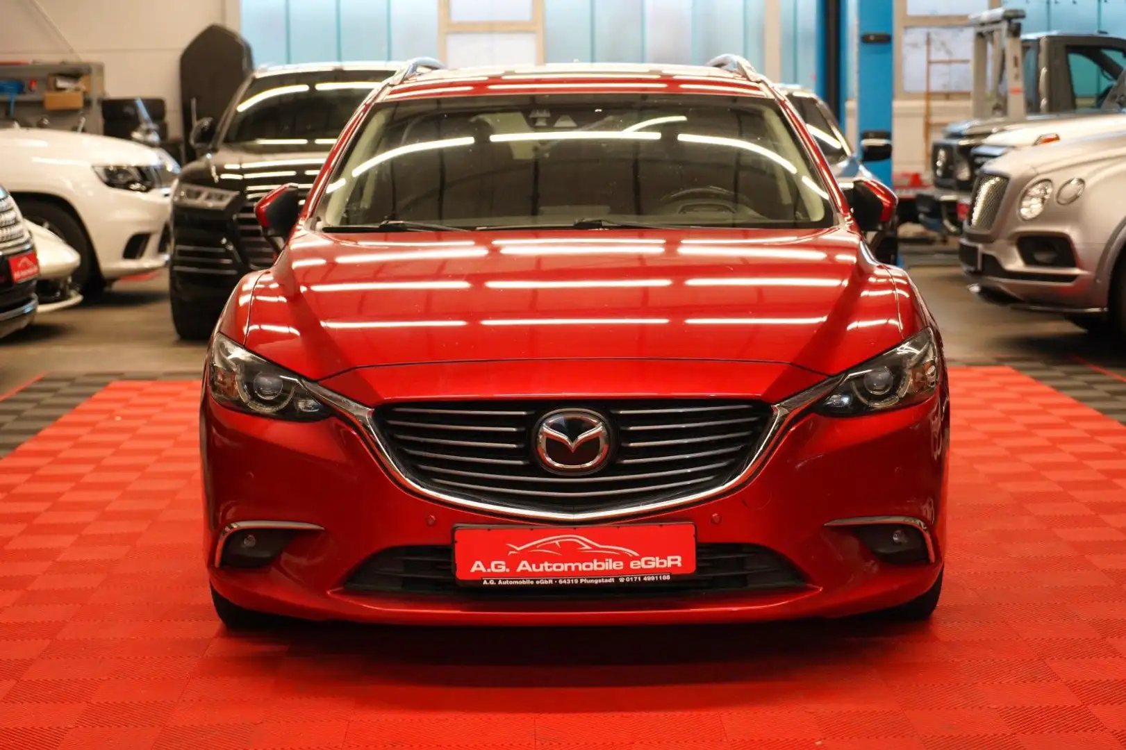 Mazda 6 2.2d Aut. Kombi Sports-Line Keyless-Go*Head-Up Rot - 2