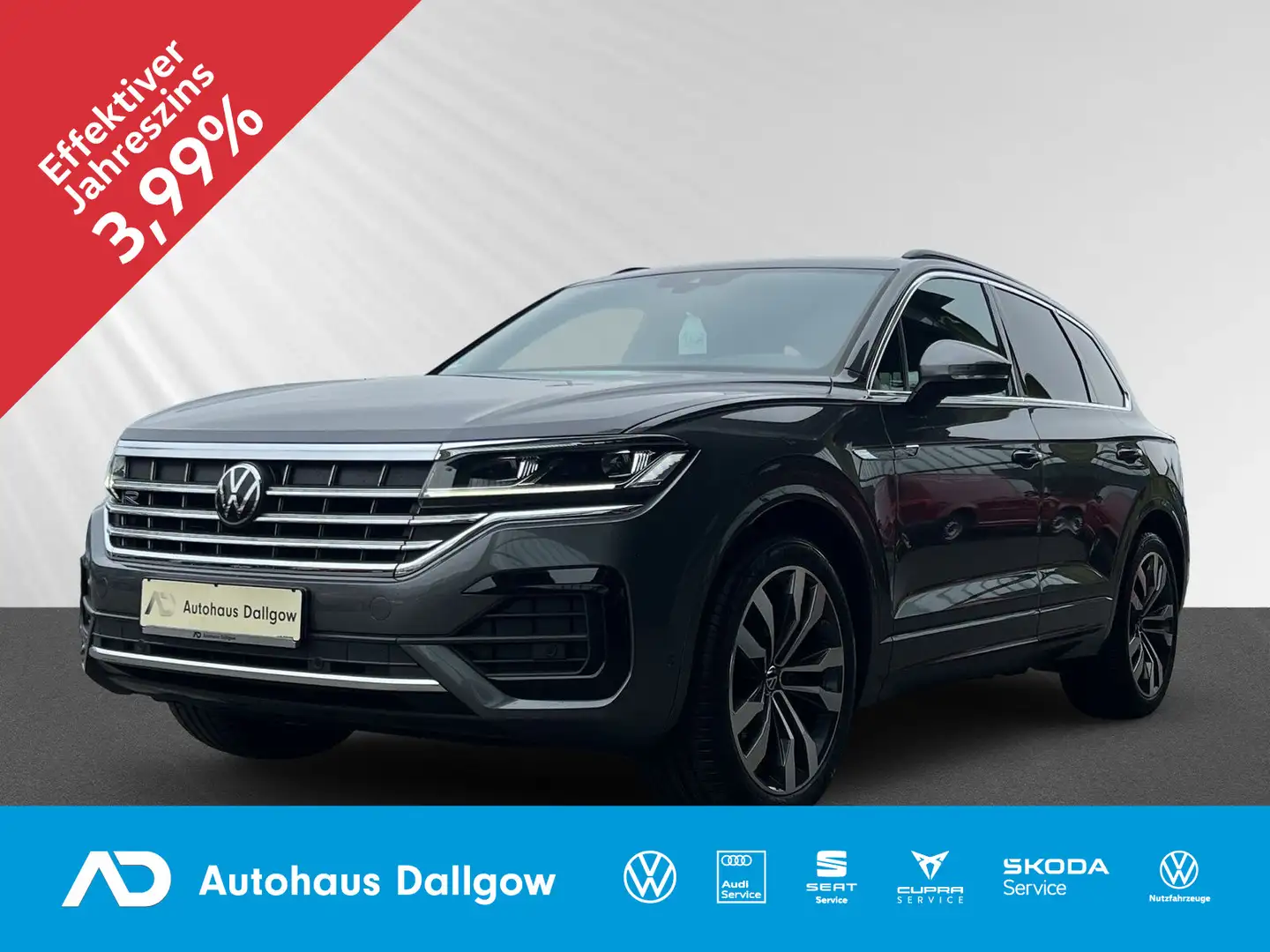 Volkswagen Touareg R-Line 3.0 TDI V6 4-MOT.+Standheiz.+Navi Grau - 1