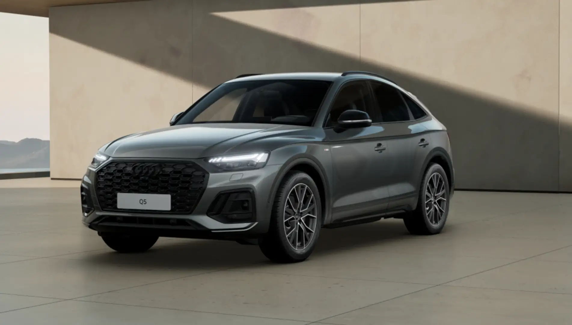 Audi Q5 Sportback 35 TDI Black line S tronic Gris - 1