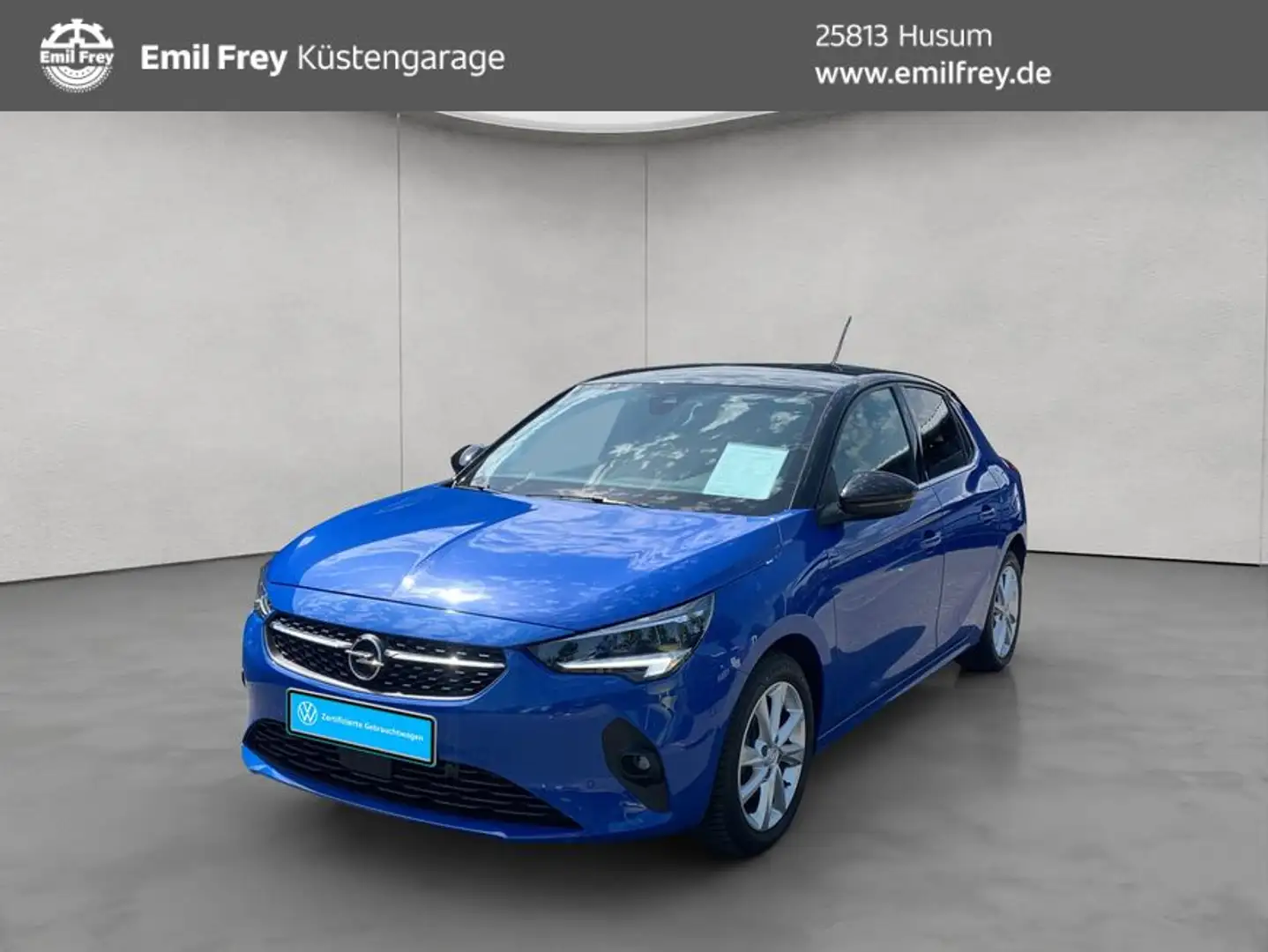 Opel Corsa 1.2 Autom. Elegance GJR, RFK, SHZ Blau - 1