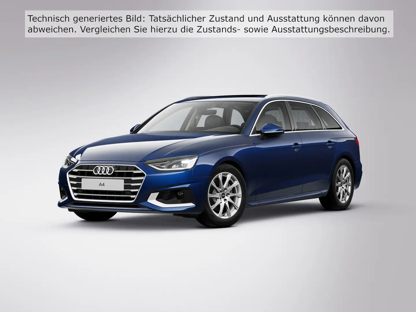 Audi A4 advanced 35 TDI AHK NAVI+ LED PANO Blau - 2