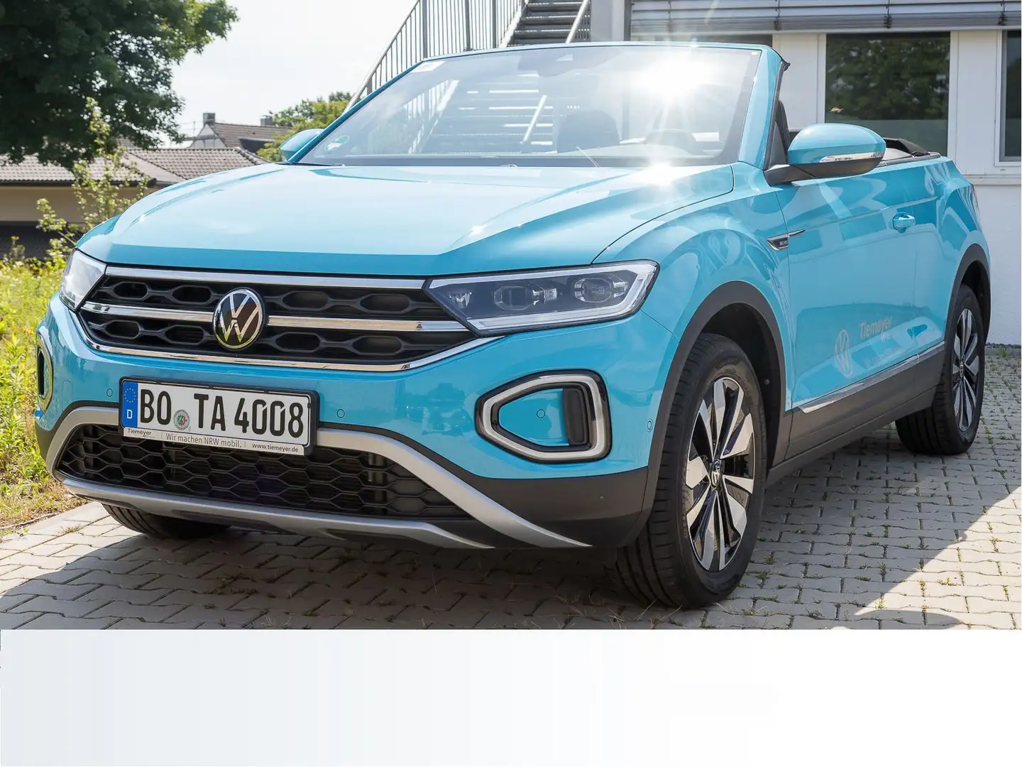 Volkswagen T-Roc Cabrio 1.0 TSI MOVE STHZG NAVI LM17 Blau - 2