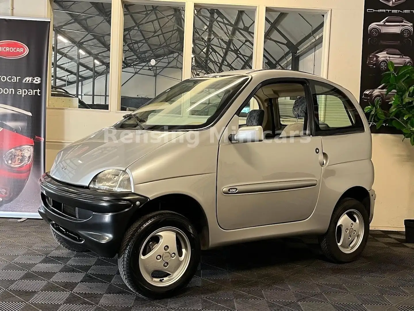 Ligier Nova Krankenfahrstuhl Mofa auto Microcar 25 KM Argent - 1