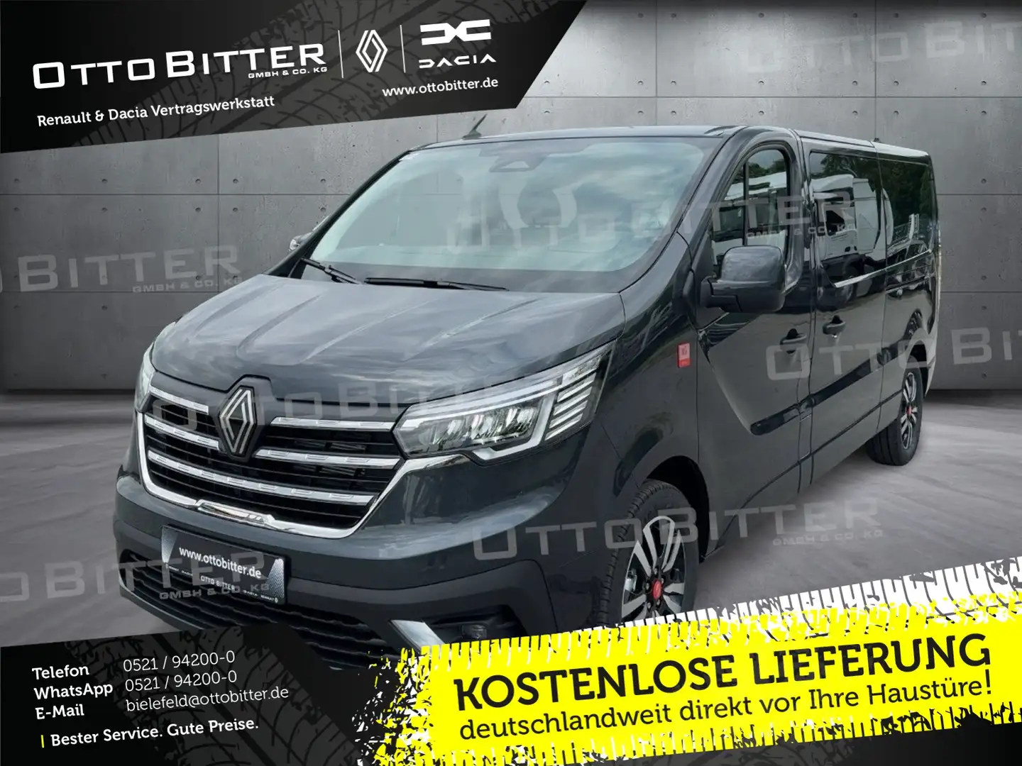 Renault Trafic Grand RED EDITION L2H1 dCi150 EDC 9-SITZE Szary - 1