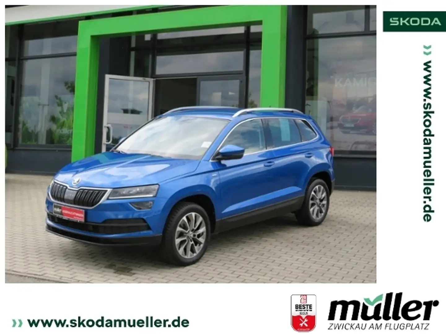 Skoda Karoq Clever 1.5TSI 110kW DSG StHZ Varioflex Blu/Azzurro - 1