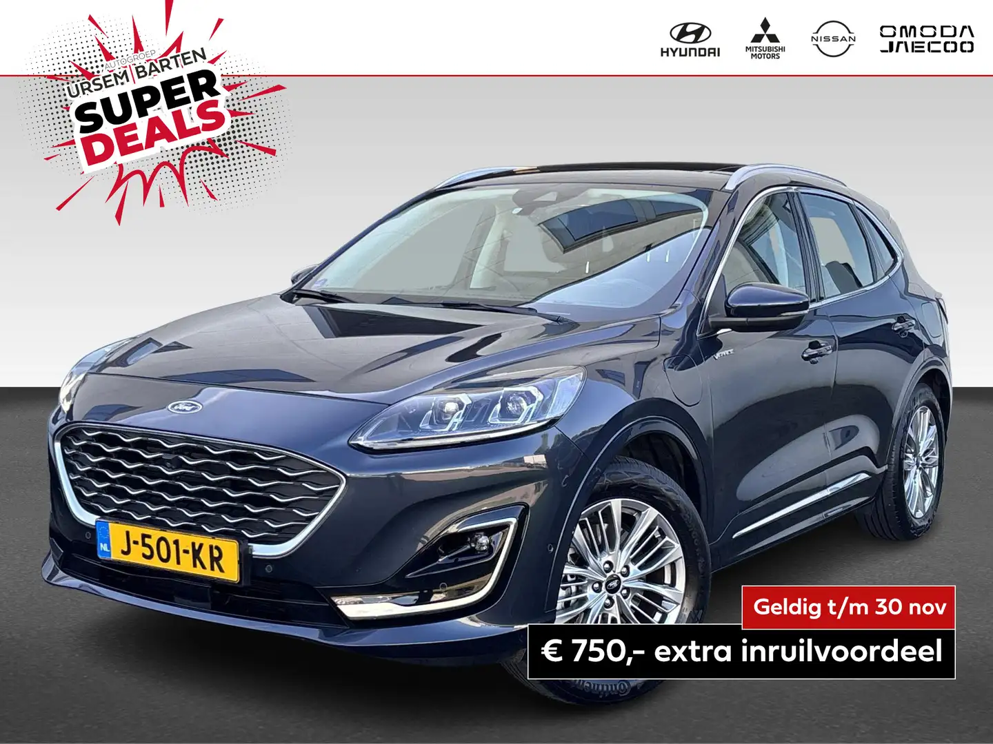 Ford Kuga 2.5 PHEV Vignale Bleu - 1
