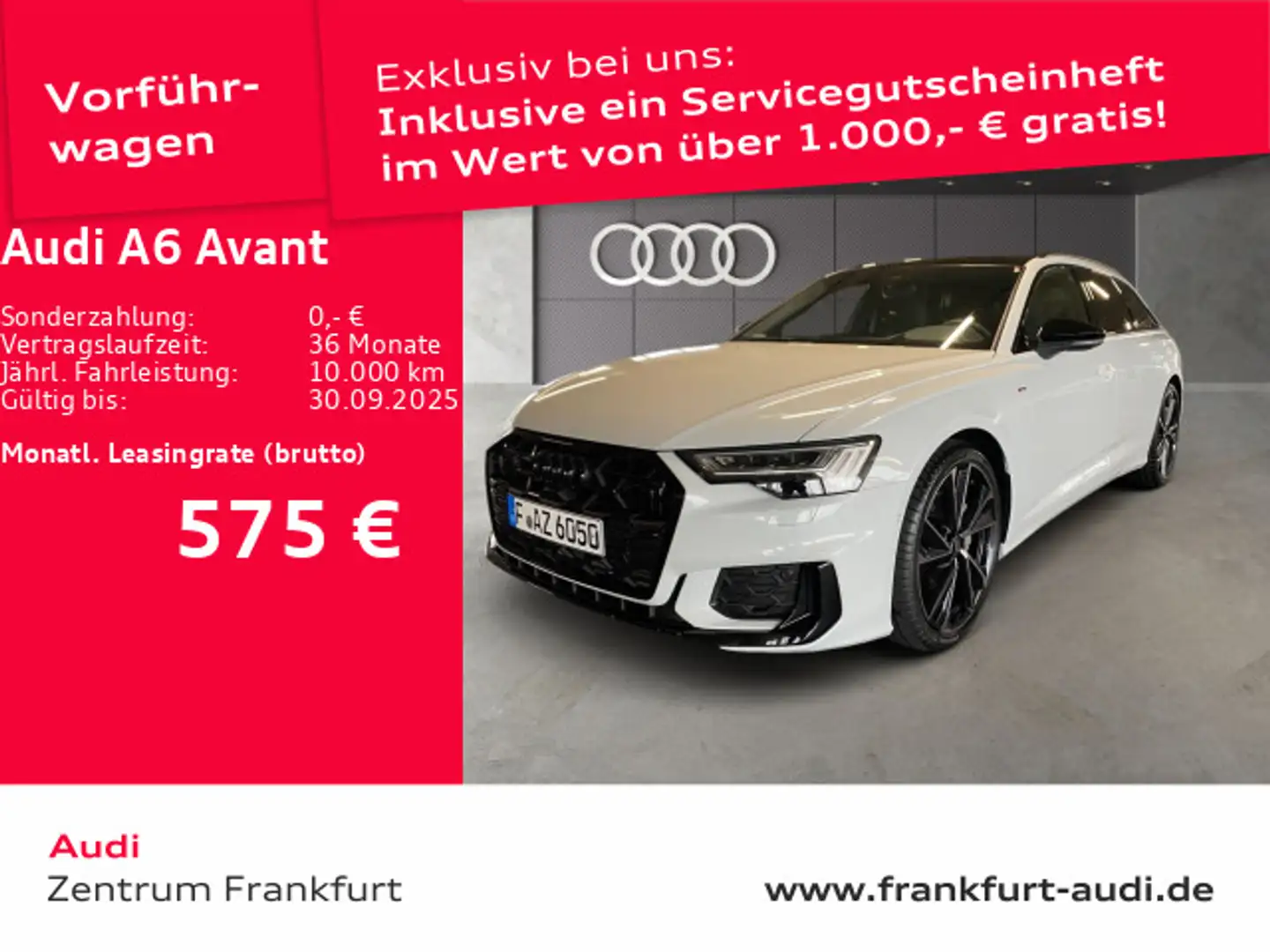 Audi A6 Avant S line 45 TFSI quattro S tronic Weiß - 1