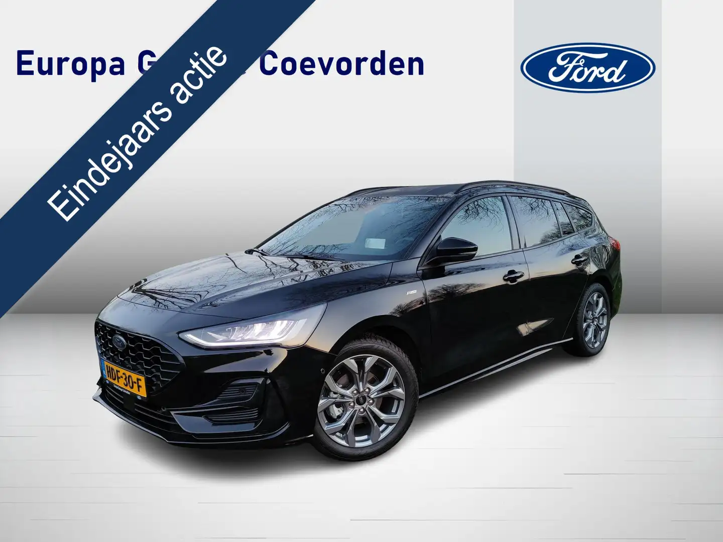 Ford Focus Wagon 1.0 EB 125PK Hybrid ST Line X | ADAP.CRUISE Noir - 1