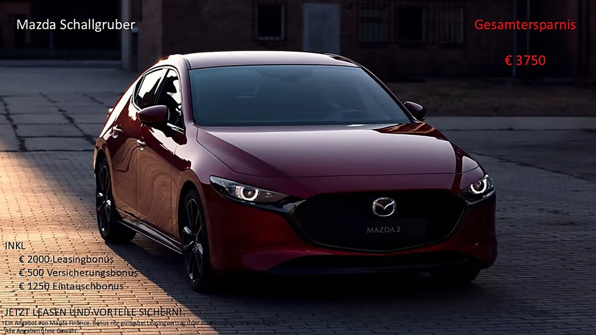 Mazda 3 Mazda3 e-Skyactiv-G140 Homura Aut. Rot - 1