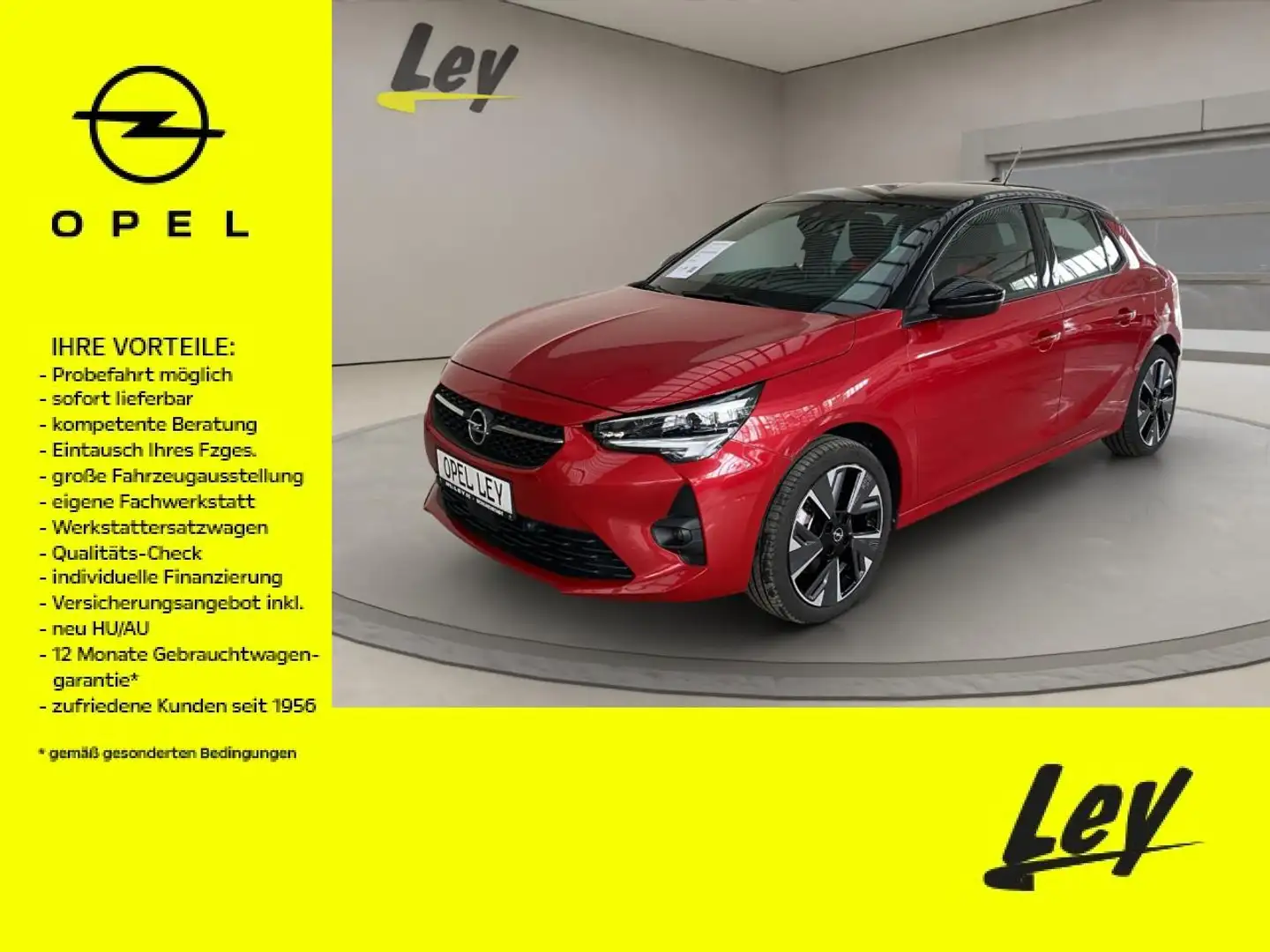 Opel Corsa-e e GS Line Rot - 1