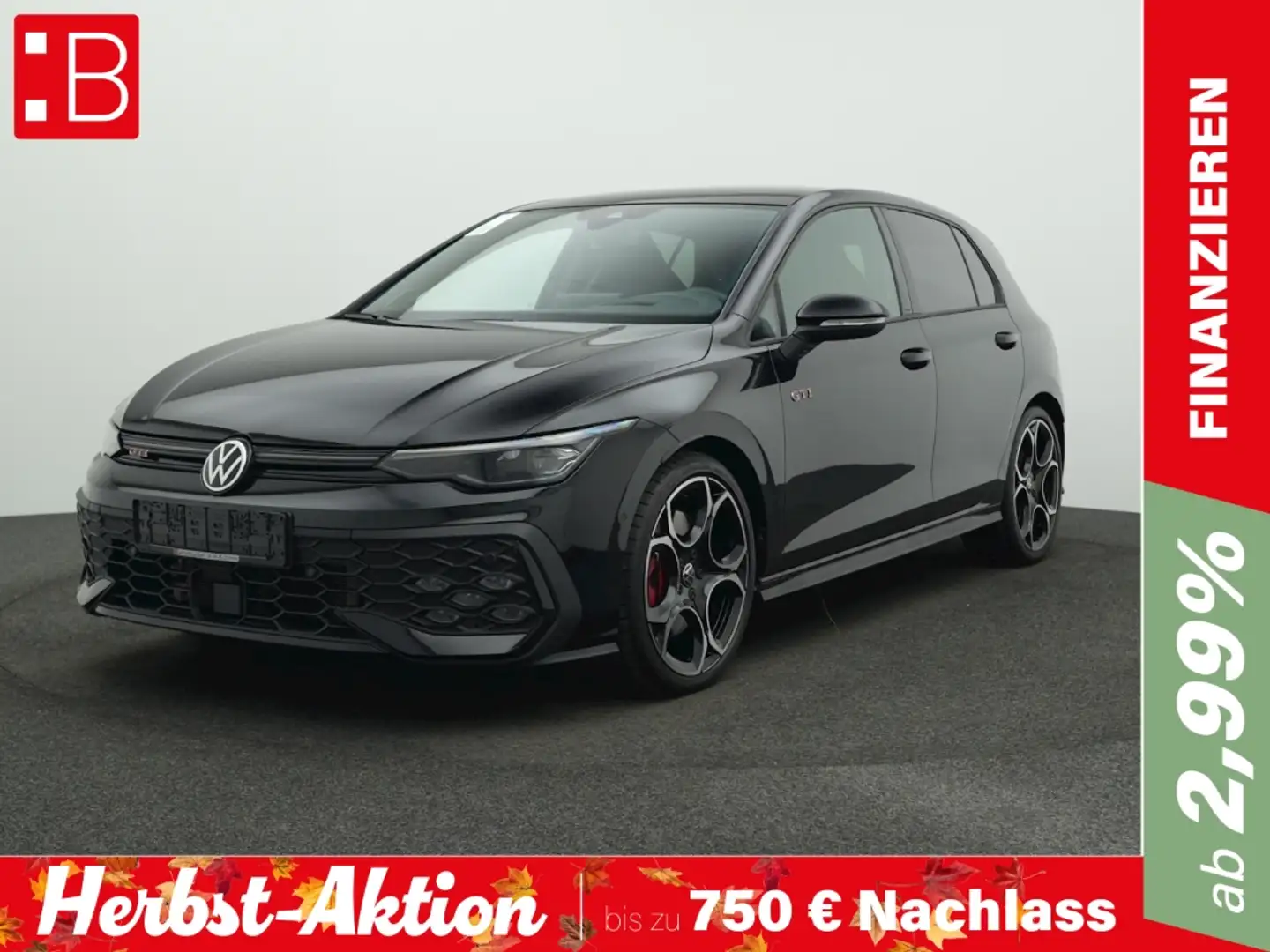 Volkswagen Golf GTI 8 2.0 TSI DSG BLACK STYLE PANO H&K-SOUND 19 Queens Schwarz - 1