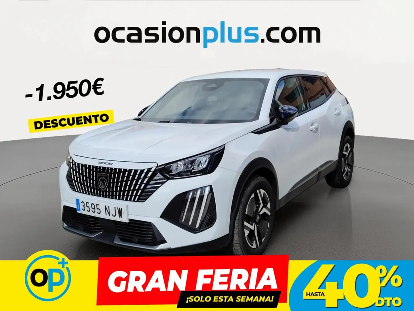 Peugeot 2008 Hybrid Allure eDCS6 145 Blanco - 1