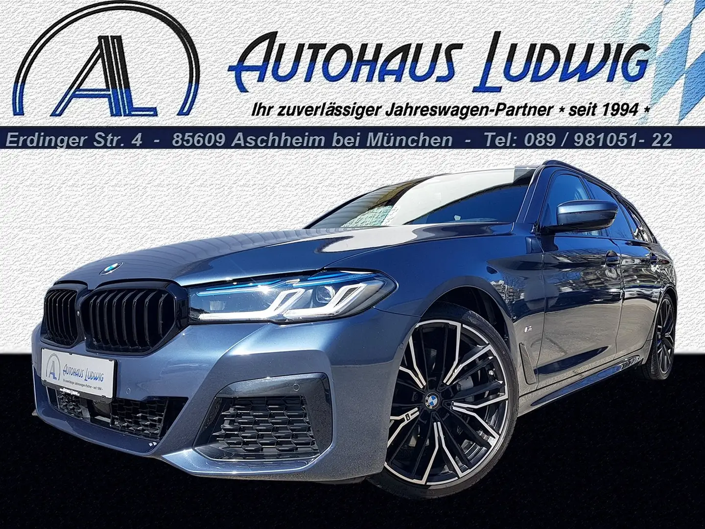 BMW 530 d xDrive M-Sport*360°Kam*Stdh*AssProf*NW:94.105 Bleu - 1
