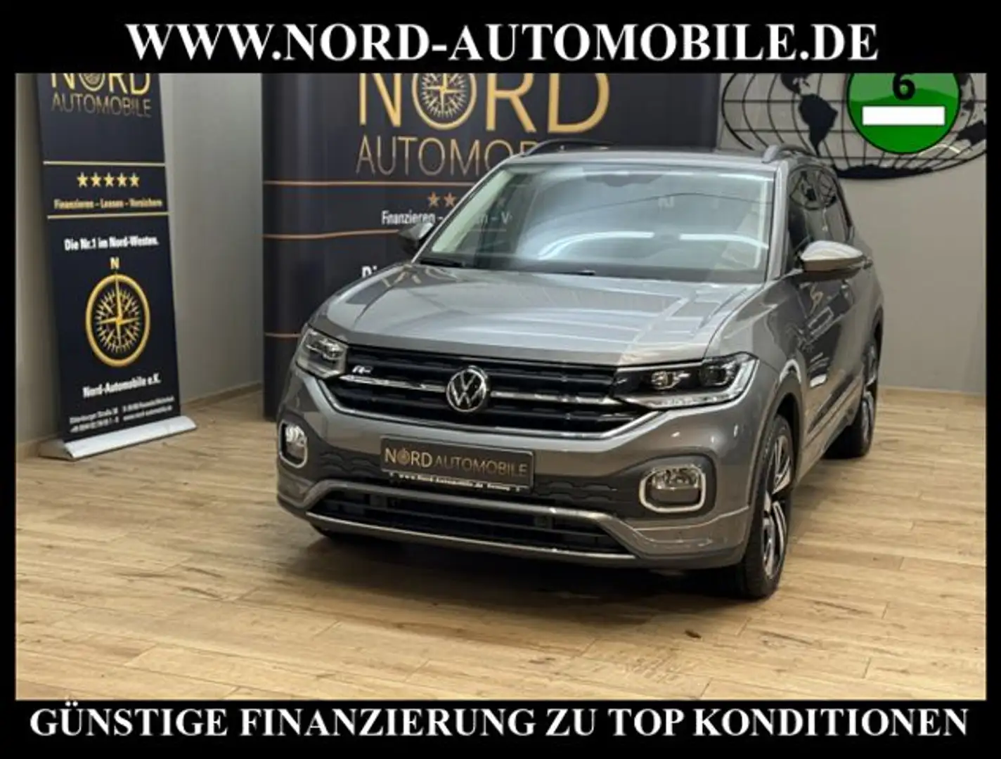 Volkswagen T-Cross R-Line 1.0 TSI DSG Dig.Cockpit*LED*Navi* R-Line Grau - 1