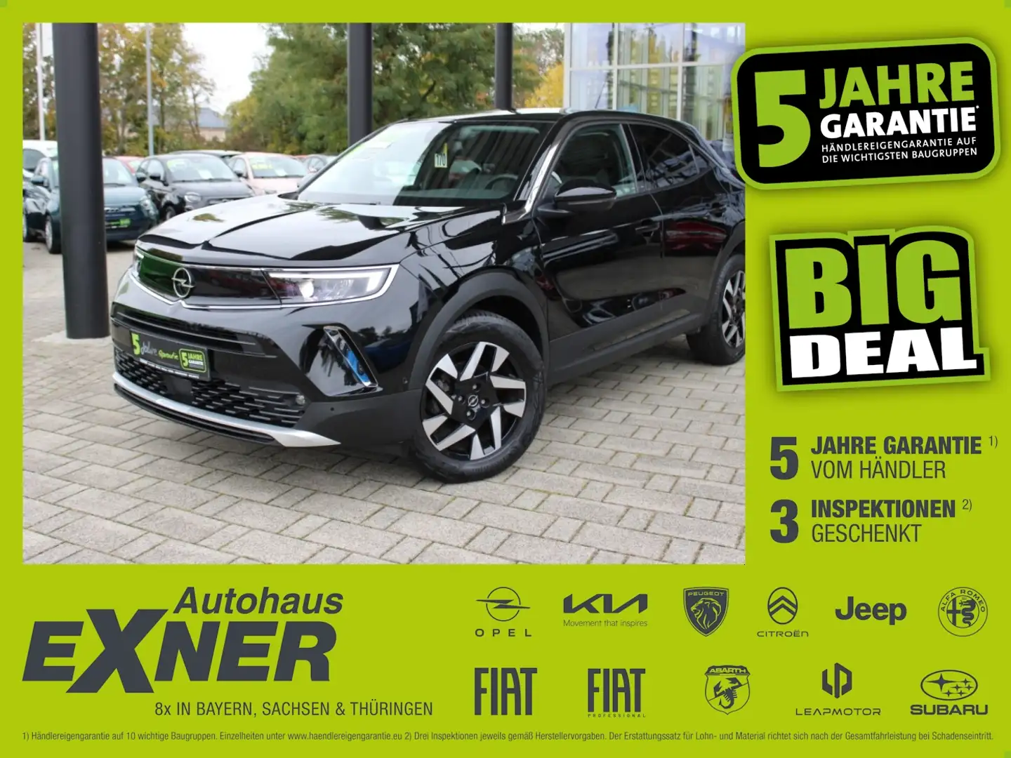 Opel Mokka 1.2 Turbo ELEGANCE LED+Kamera+Sitzheizung+ Schwarz - 1