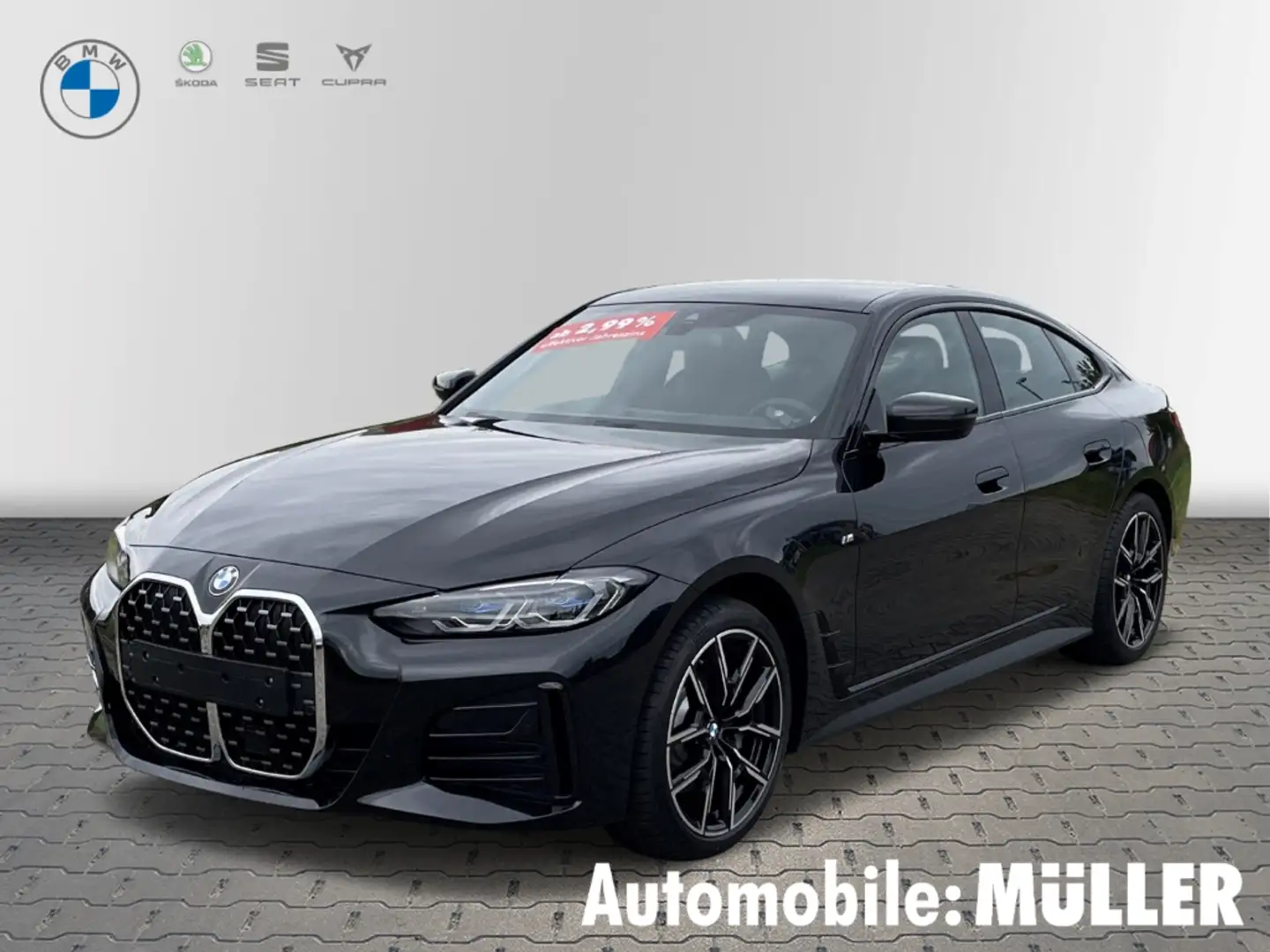 BMW 430 Gran Coupe M Sport i Laserlicht, Driv. Ass. , Navi Black - 1