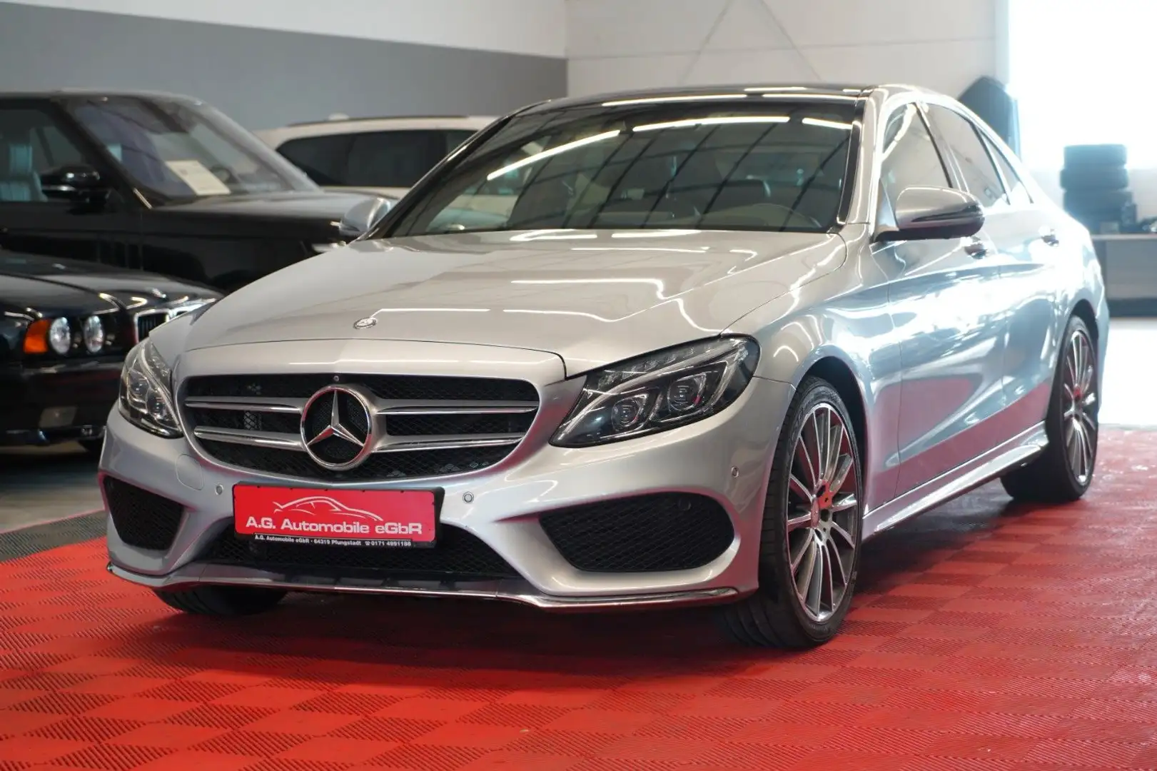 Mercedes-Benz C 250 CGI Lim. AMG Unfallfrei*Keyless*Head-Up* Silber - 1