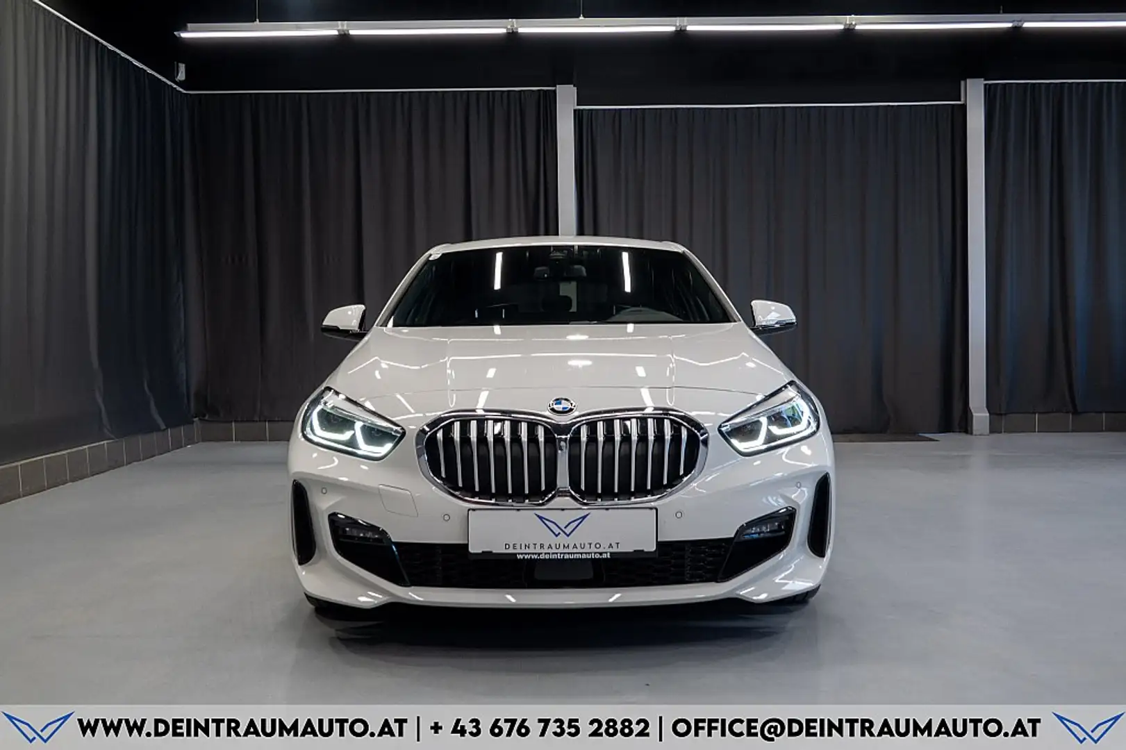 BMW 116 d Aut.*M-SPORT*SHZ*LED*1-BESITZ* Weiß - 2