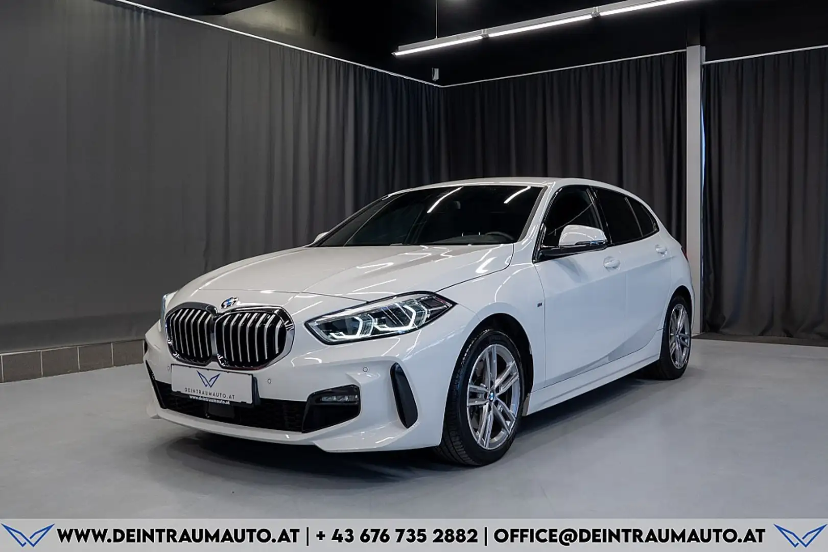 BMW 116 d Aut.*M-SPORT*SHZ*LED*1-BESITZ* Weiß - 1