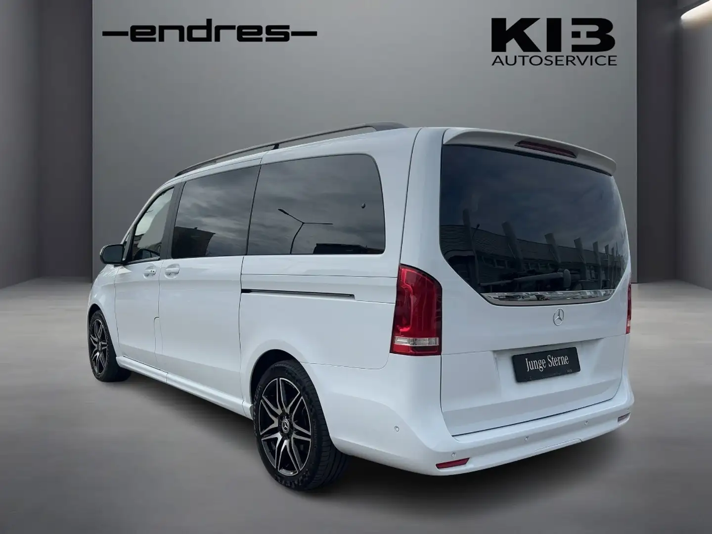 Mercedes-Benz V 300 d AVANTGARDE EDITION lang AMG-Line AHK+TWA Blanc - 2