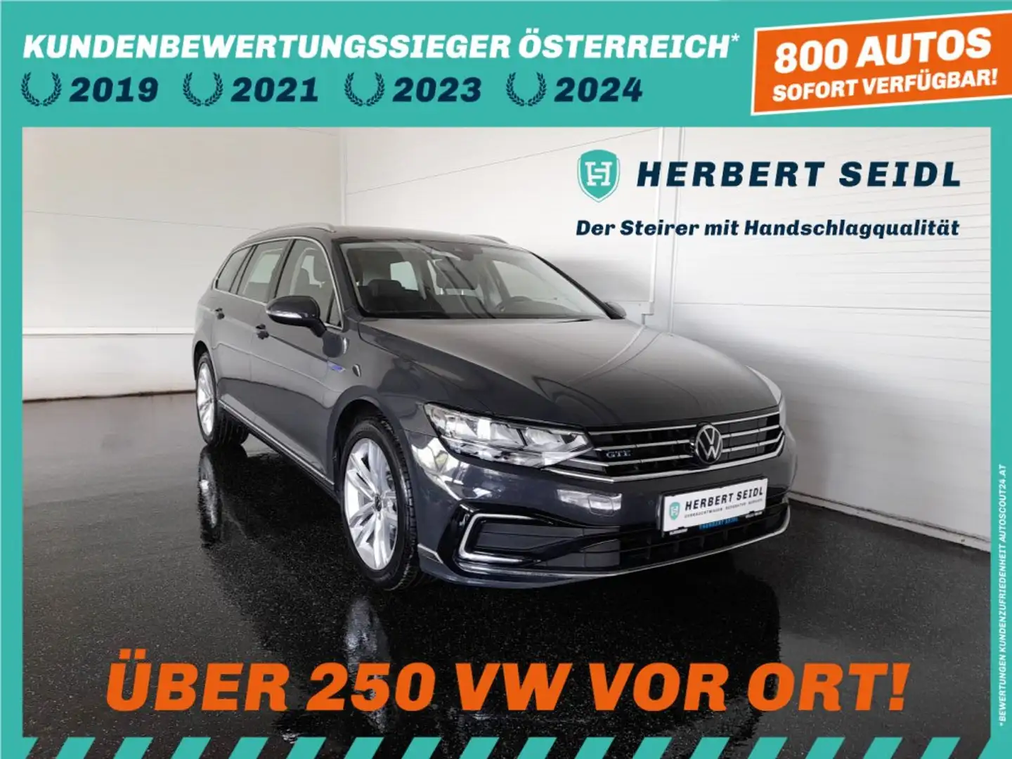 Volkswagen Passat Variant GTE PHEV DSG *LEDER / 18 ZOLL / LED / NAVI / ACC / KAMERA / SPORT MASSAGESITZ* Grau - 1