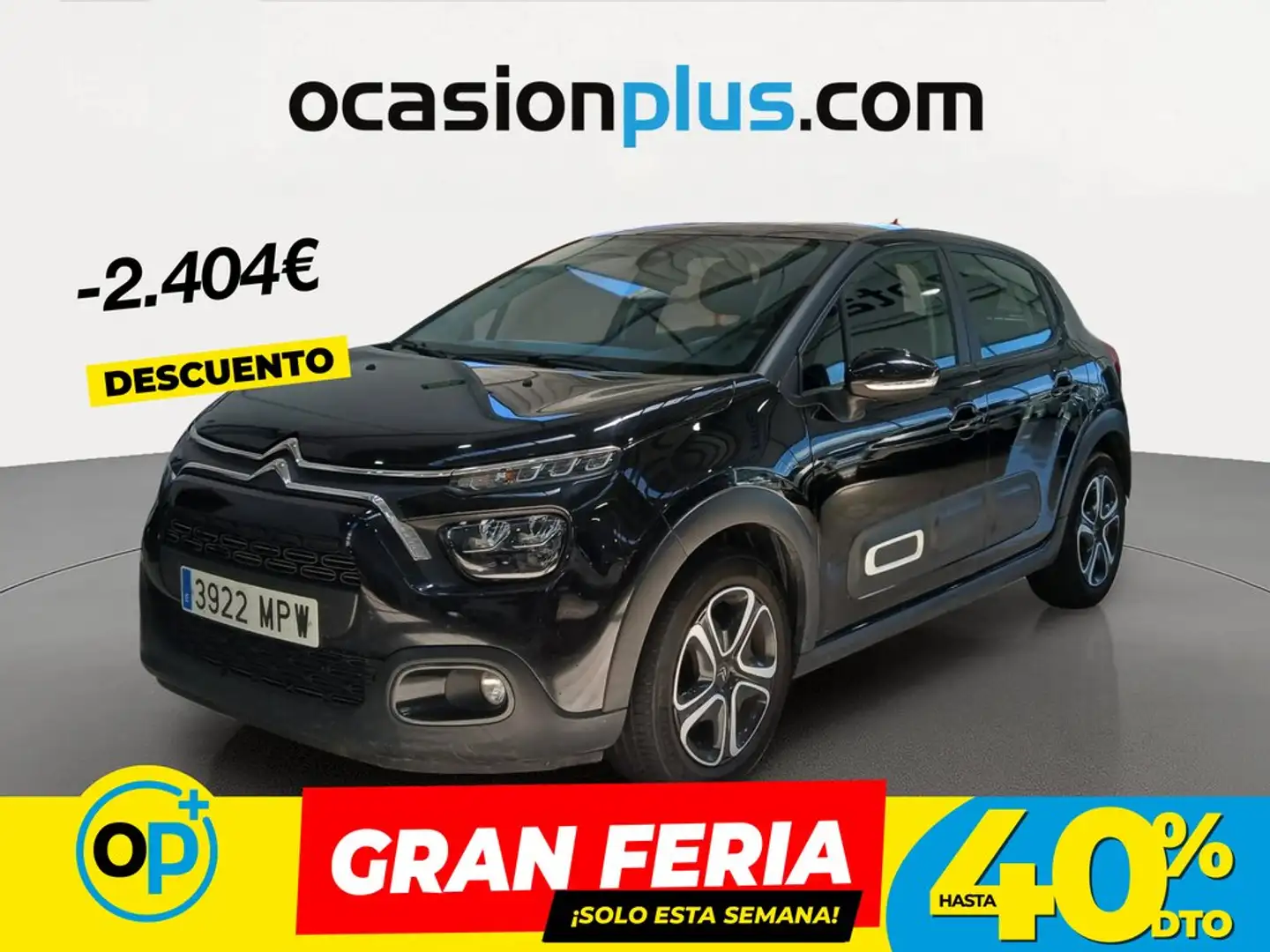 Citroen C3 Origin 1.2 PureTech S&S Plus 83 Negro - 1
